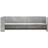 vidaXL Zidna polica siva boja betona 100x35x30,5 cm konstruirano drvo | shoptok.hr