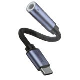  Deepbass AC-325 adapter USB-C na 3.5mm jack, Crni cene