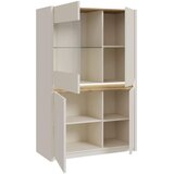Hom`in vitrina, barve hrasta, peščene barve | Shoptok.si