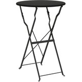 vidaXL Sklopivi Bistro Stol Antracit Ø50x71 cm Čelik s praškastim premazom | shoptok.hr
