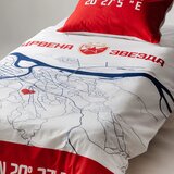 Gusenica Krevetski set crvena zvezda mapa grada | Eponuda.com