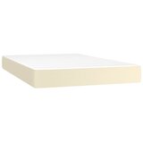  box spring s madracem LED krem 120x200cm od umjetne kože | shoptok.hr