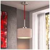 Eglo LED luster na sajli TUNJA 1xE27/60W/230V prečnik 20 cm bež/crvena Cene