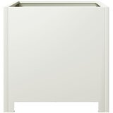  Vrtna sadilica bijela 40x40x40 cm čelična | Eponuda.com