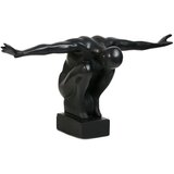  Stona dekoracija 19,5x16x38,5 cm smola/crna Cene