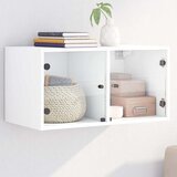  Zidni ormarić sa staklenim vratima bijeli 68,5 x 37 x 35 cm | shoptok.hr