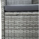  9-dijelni vrtni blagovaonski set s jastucima sivi | shoptok.hr