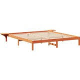  Konstrukcija postelje Voskast rjav 200 x 200 cm, (5000126476) | Shoptok.si