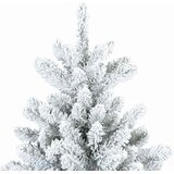  Umjetno božićno drvce s nogom Bijelo 180 cm PVC i čelik | shoptok.hr