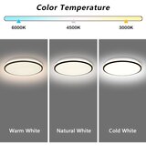  Brilagi - LED prigušiva plafonska svetiljka SMART 24W/230V prečnika 38 cm Wi-Fi Tuya + daljinski upravljač | Eponuda.com