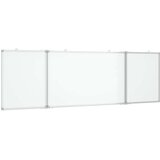  Magnetna bijela ploča sklopiva 160 x 60 x 1,7 cm aluminijska | shoptok.hr