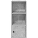  Regal za knjige boja betona 31x24x77 cm konstruirano drvo | Eponuda.ba