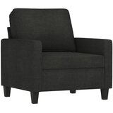  The Living Store Fotelj črn 60 cm blago - Fotelj, (21497135) | Shoptok.si
