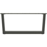  Noge jedilne mize V-oblika 2 kosa Antracit 70x(30-31,3)cm Jeklo | Shoptok.si
