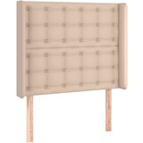  Uzglavlje boja cappuccina 103x16x118/128 cm od umjetna koža | shoptok.hr