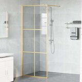  Zid za walk-in tuš Zlatno 80 x 195 cm Staklo otporno na udarce | shoptok.hr