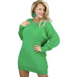 Pri Fluffy sweater knit dress round neckline FLUFFY Cene