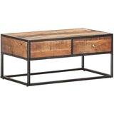 vidaXL Klubska mizica 90x50x40 cm robusten akacijev les | Shoptok.si