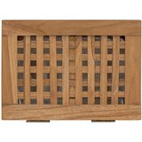  Košarica za rublje Prirodna 35 x 25 x 60 cm Čvrsto teak drvo | Shoptok.si