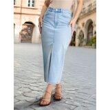 Sinsay Midi suknja od trapera | shoptok.hr
