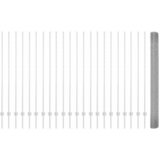 Zavarena žičana ograda s postom 50 x 1,5 m Srebrna Mreža | shoptok.hr