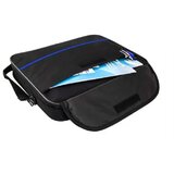 Esperanza torba za prenosnik classic, 15,6", črna z modro črto | Shoptok.si