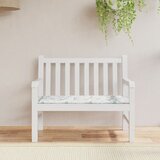  Jastuk za vrtnu klupu uzorak lišća 100x50x3 cm tkanina Oxford | shoptok.hr