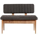 Woody Fashion Trpezarijska klupa Vina Bank 110x85x40cm Bež-Antracit Cijene