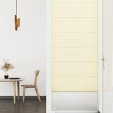  Zidna uzglavlja 12 pcs Krema 90 x 30 cm Lažna koža | shoptok.hr
