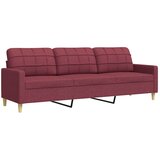  Trosjed od tkanine crvena boja vina 210 cm | shoptok.hr