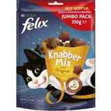 Felix 3 + 1 gratis! prigrizki za mačke - KnabberMix: Original (330 g x 4) Cene