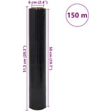  Rastezljiva folija 2 kom crna 30 μm 50 cm x 150 m | Eponuda.ba