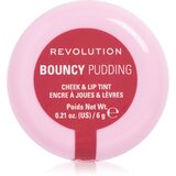 Revolution Bouncy Pudding Lip & Cheek večnamensko ličilo za ustnice in lica odtenek Pink Mood 6 g Cene