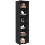  Visoka komoda crna 45 x 41 x 185 cm od konstruiranog drva | Eponuda.ba
