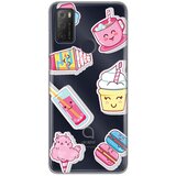 Telempire silikonska maska print skin za alcatel 1S 2021/3L 2021/A1 alpha 21 ice cream providna Cene