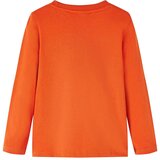  Dječja majica s dugim rukavima narančasta 128 | shoptok.hr