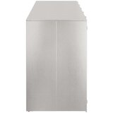  Skladištenje kanti za 3 kante Srebrno 340 x 77.5 x 115.5 cm | shoptok.hr