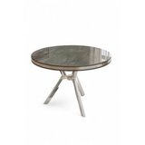 Hanah home Trpezarijski sto Mos, 90x74x90 cm, Hrom | Eponuda.ba