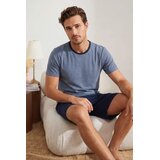Trendyol muški set pidžama Tmnss26Pt00015, tamnoplava-črna Cene