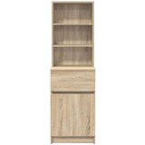 vidaXL Nočna omarica sonoma hrast 39x35x125 cm inženirski les | Shoptok.si