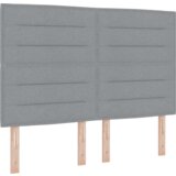  LED Uzglavlje Moderne Linije Svjetlosiva 80 cm Tkanina | shoptok.hr