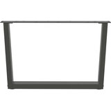  Noge za klub stolić V-oblika 2 kom antracit 70 x (42-43,3) cm čelik | Eponuda.com
