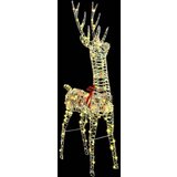 vidaXL 3D jelen Toplo bela 128 cm PET | Shoptok.si