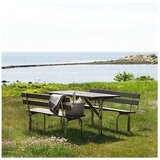  Garnitura z mizo in klopmi, miza in 2 klopi, skupna DxG 1500 x 1850 mm | Shoptok.si