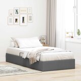  Otomanski krevet s pohranom Tamno siva 90 x 200 cm tkanina | shoptok.hr