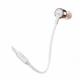 Jbl T210 rose gold in-ear slušalice, mikrofon, 3.5mm, roze-zlatna Cene