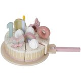 Little Dutch® Birthday Cake Pink igračka od drva 3 y+ 24 kom | shoptok.hr
