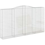  Lučne gabionske košare 7 kom 400x50x220/240cm pocinčano željezo | shoptok.hr