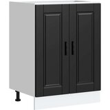 vidaXL Donji kuhinjski ormarić Porto crni konstruirano drvo | shoptok.hr