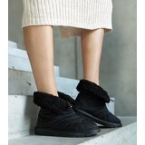 Gemre Black insulated snow boots with a drawstring Caellita | Shoptok.si